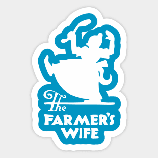 The Farmer's Wife - Vintage Restaurant Matchbook Sticker